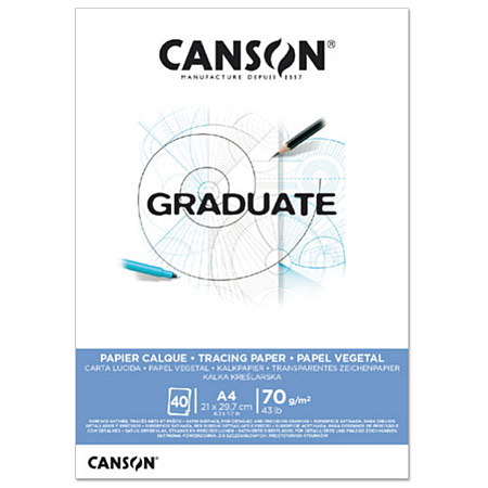 Canson Graduate Calque- A4- 70g-40 vellen